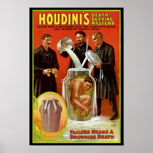 Houdini's Death Defying Mystery Poster (Voorkant)
