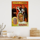 Houdini's Death Defying Mystery Poster (Keuken)