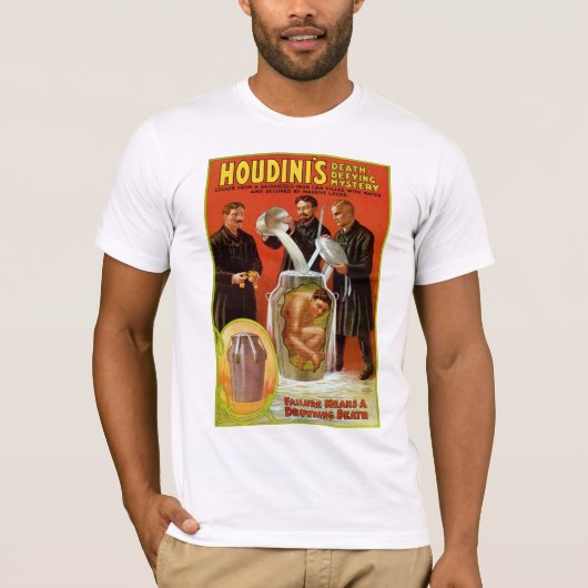 Houdini's Death Defying Mystery T-shirt (Voorkant)