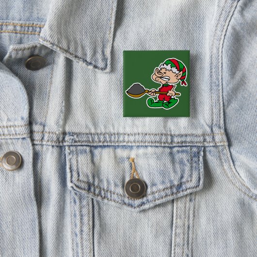 houdsteenkool vierkante button 5,1 cm (In situ)