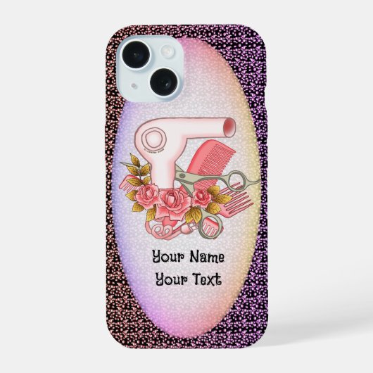 Houdstermaîtrice Rozen telefoonhoesje iPhone 15 Case (Achterkant)