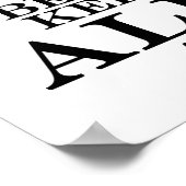 Houdt Aliens Away Autoharp in stand Poster (Hoek)