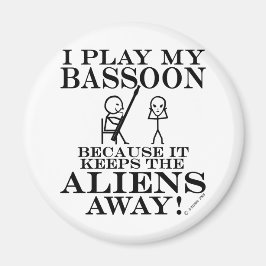 Houdt Aliens Away Bassoon vast Magneet
