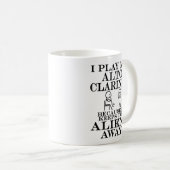 Houdt Aliens weg van Alto Clarinet Coffee Mok (Voorkant rechts)