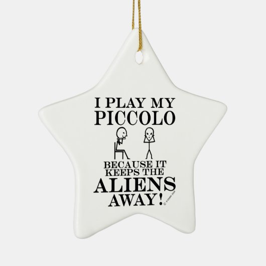 Houdt Aliens weg van Piccolo keramisch sieraad Keramisch Ornament (Rechts)