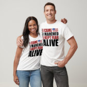 Houdt angst in leven t-shirt (Unisex)