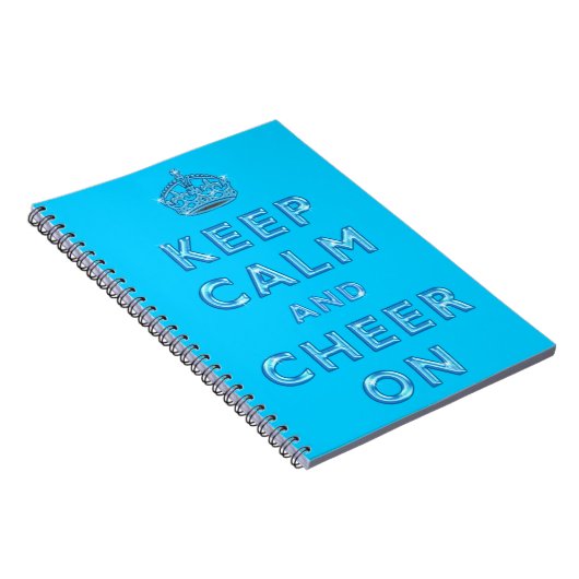 HOUDT CALM EN CHEER OP notebook VOOR Cheerleaders Notitieboek (Rechterzijde)