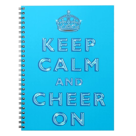 HOUDT CALM EN CHEER OP notebook VOOR Cheerleaders Notitieboek (Voorkant)