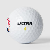 Houdt de Amerikaanse Grote Donald Trump 2024 verki Golfballen (Logo)