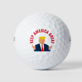 Houdt de Amerikaanse Grote Donald Trump 2024 verki Golfballen