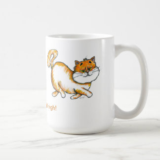 Houdt de High Royal Cat Coffee Cup Koffiemok