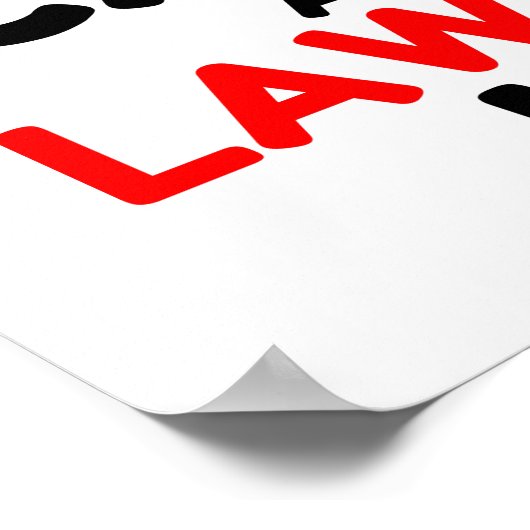 HOUDT DE KALK EN DE ARBEID OP POSTER (Hoek)