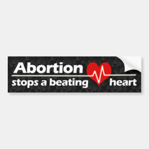 Houdt een Beatende Harde Pro-Levenslang Abortus te Bumpersticker