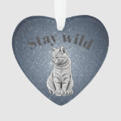 Houdt het Echt" Basset Hound-halsbandlabel Ornament (voorkant)