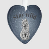 Houdt het Echt" Basset Hound-halsbandlabel Ornament (voorkant)