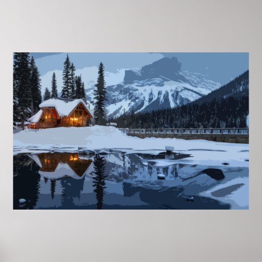 Houdt het Huis brandend voor Winterreiziger Poster (Voorkant)