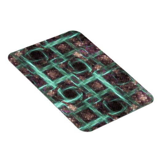 Houdt in Abstracte Magnet met blauw scherm Magneet (Rechterzijde)