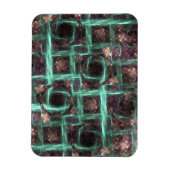 Houdt in Abstracte Magnet met blauw scherm Magneet (Verticaal)