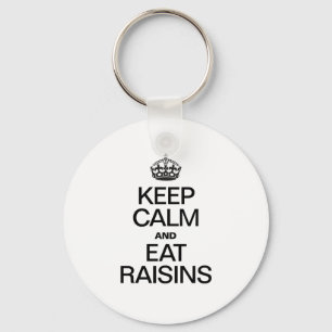 HOUDT KALM EN RAISINS SLEUTELHANGER