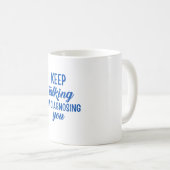 HOUDT U AAN TE PAKKEN DAT IK U DIAGNOSEER. KOFFIEMOK (Voorkant rechts)