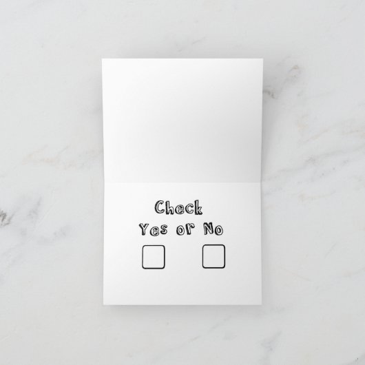 Houdt u van me? Controle ja of Nr. Kaart + Envelop (Binnen)