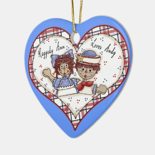 houdt van Andy Personalized Ornament (Links)