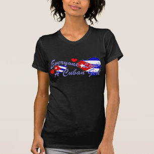 Houdt van Cubaans meisje (donker) T-shirt
