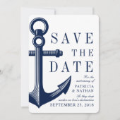 Houdt van Drops Anker | De datum opslaan Save The Date (Voorkant)