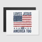 Houdt van Jesus en Amerika te God Christelijk 4th  (Voorkant / Achterkant)