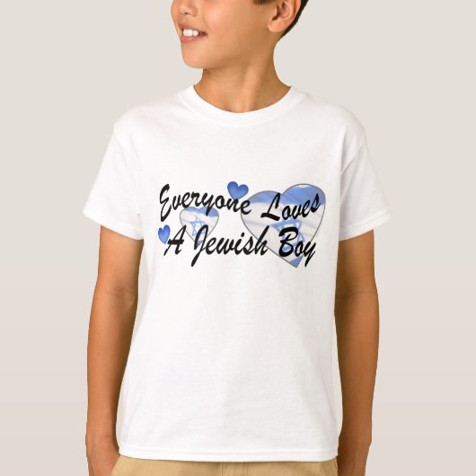 houdt van Jewish Boy T-shirt (Voorkant)