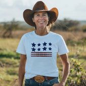 Houdt van Jezus en Amerika op 4 juli T-shirt