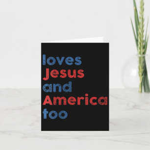 Houdt van Jezus en Amerika te verenigd voor mannen Kaart