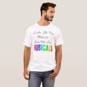 houdt van Musicals Mannen T-Shirt (Voorkant volledig)