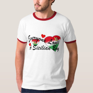 houdt van Siciliaanse jongen I T-shirt