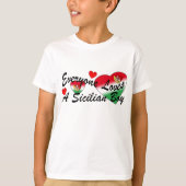 Houdt van Siciliaanse jongen T-shirt (Voorkant)