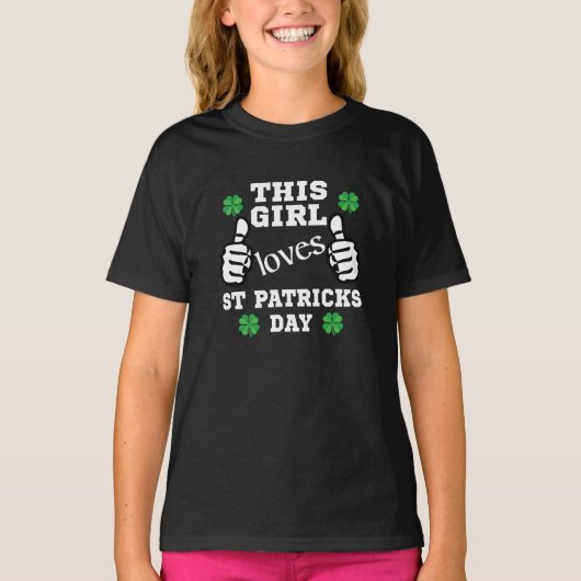 houdt van St. Patricks dag T-shirt (Voorkant)