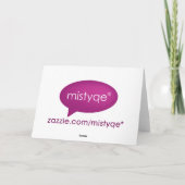 Houdt van u Eigenaars 2 Wenskaart Kaart (Achterkant)