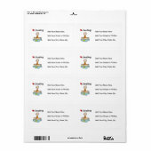 Houdt van varen etiket (Full Sheet)