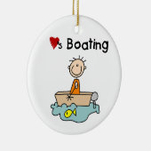 Houdt van varen keramisch ornament (Rechts)