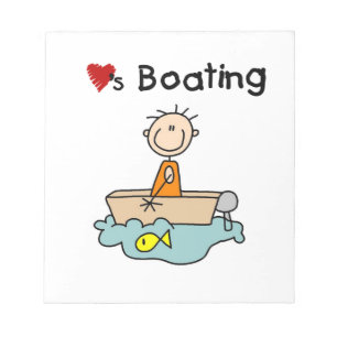 Houdt van varen notitieblok