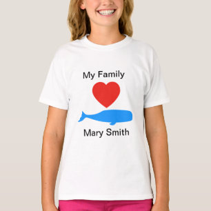 Houdt van walvissen t-shirt