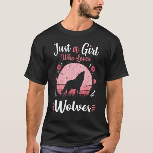 houdt van Wolven Face 11 T-shirt (Voorkant)