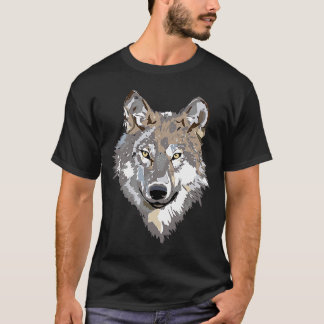 houdt van Wolven Face 1 T-shirt