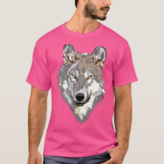 houdt van Wolven Wolf Face T-shirt