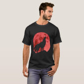 houdt van Wolven wolf Moon 2 T-shirt (Voorkant volledig)