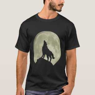 houdt van Wolven wolf moon 7 T-shirt