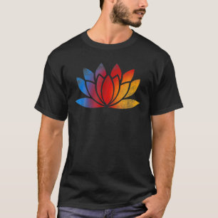 houdt van Yoga T-shirt Lotu Flower Mediation Pose