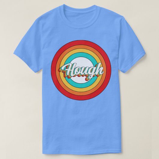 Hough naam Shirt Hough Circle (Design voorkant)