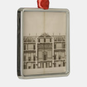 Houghton Hall: deel van de voorzijde van het Weste Metalen Ornament (Rechts)