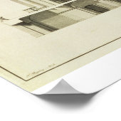 Houghton Hall: dwarsdoorsnede van de Hall en Salon Poster (Hoek)